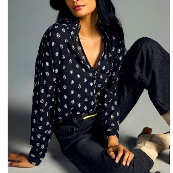 Pilcro Tops - Pilcro Anthropologie Blouse